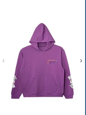 Chrome Hearts Purple Hooded Pullover